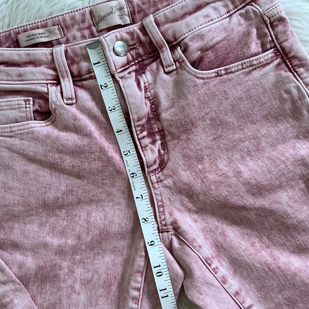 Universal Thread™ Pink Acid Wash High Rise Skinny Ankle Jeans-Size 0/25